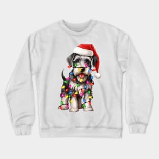 Christmas Miniature Schnauzer Crewneck Sweatshirt